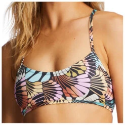 Billabong Women's A/Div Lace Up Trilet - Bikini Top