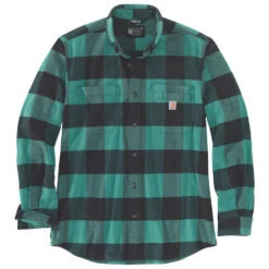 Carhartt Midweight Flannel L/S Plaid Shirt - Shirt