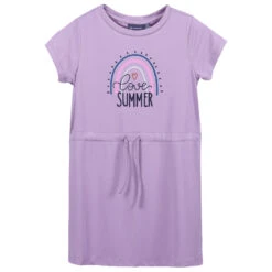 Color Kids Kid's Dress With Print S/S - Dress