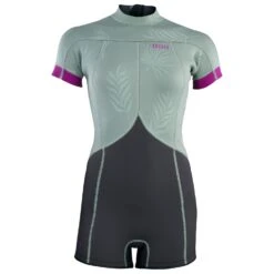 ION Women's Wetsuit Amaze Shorty 2.5 S/S Back Zip - Wet Suit