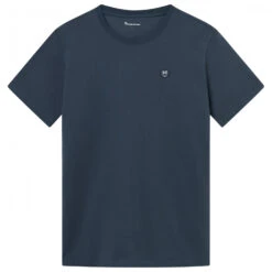 KnowledgeCotton Apparel Badge T-Shirt - T-shirt