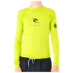 Rip Curl Boy's Corps L/S Rash Vest - Lycra