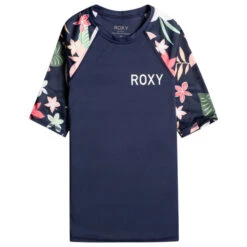 Roxy Kid's Printed Sleeves S/S - Lycra