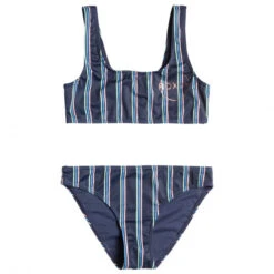 Roxy Kid's Swim For Days Stripes Bralette Set - Bikini