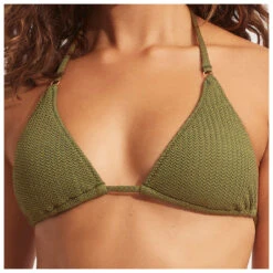 Seafolly Women's Sea Dive Slide Tri - Bikini Top