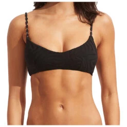 Seafolly Women's Secondwave Bralette - Bikini Top