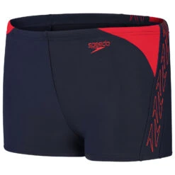 Speedo Kid's Hyperboom Logo Splice Aquashort - Swim Brief